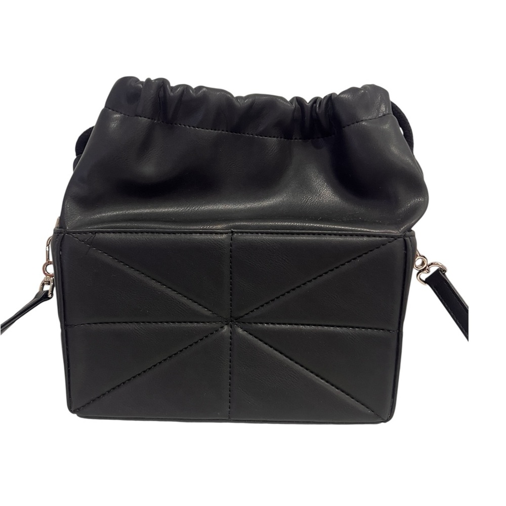 MATMAZEL | black leather quilted purse
